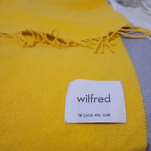 Aritzia Wilfred Classic Wool Scarf 100% wool